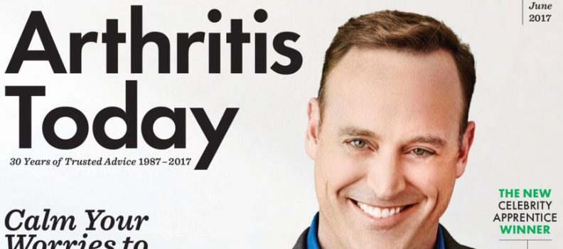 Matt is on the Cover of Arthritis Today!